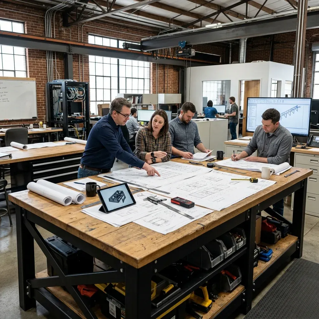 Infraestructura y Piezas Industriales Técnicas con ingeniería de fabricación avanzada en Bogotá