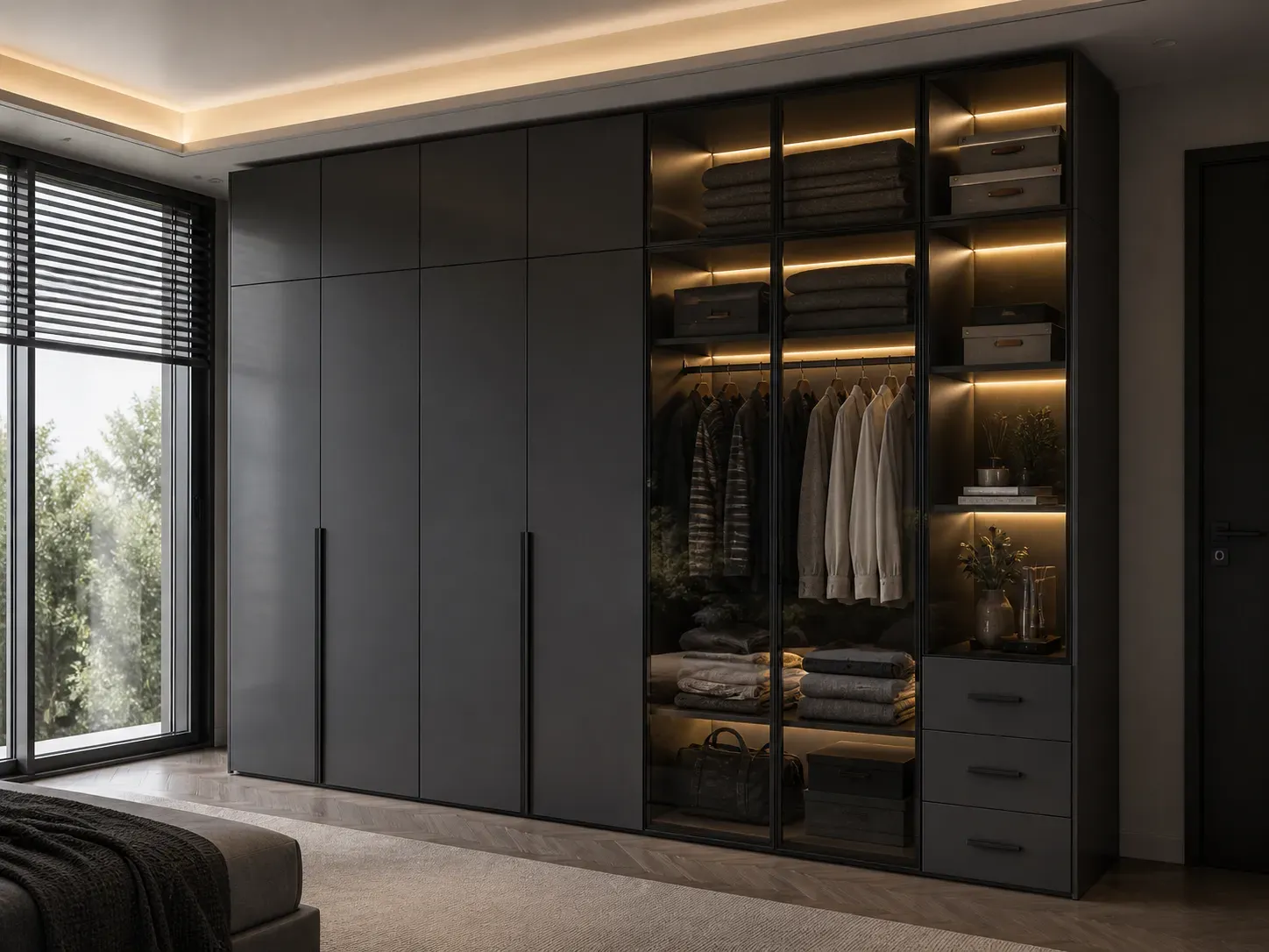 Armarios y Closets Personalizados con ingeniería de fabricación avanzada en Bogotá