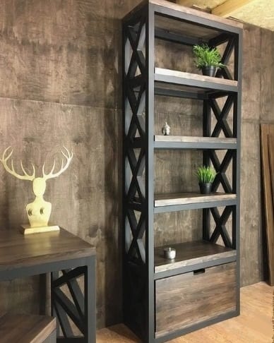 Diseña tu Mueble - Tienda Online 2 mueble estilo industrial en metal madera